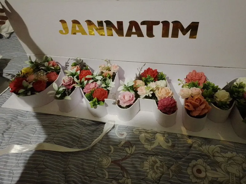 Цветочные буквы (Jannatim Onam) 4 Цветочные буквы (Jannatim Onam) 4