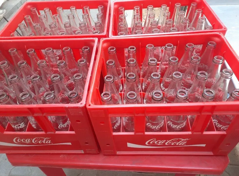 Ящик Coca-Cola, тара Coca-Cola, тара Cola, бутылка 5