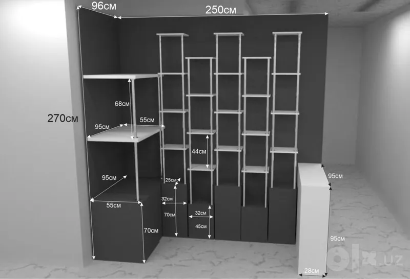 Стенд полки для магазина 2 Стенд полки для магазина 2