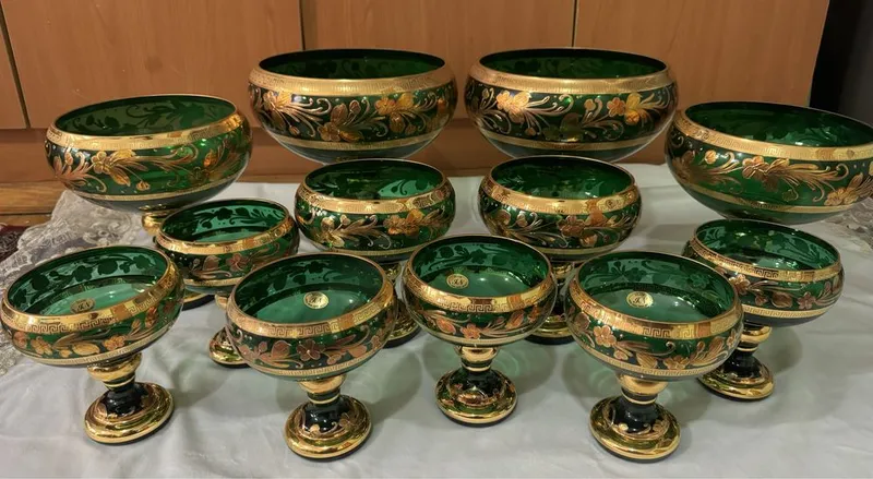Продается посуда Чехская богемма 14 шт — фото 6