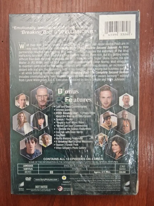 Продаю DVD-диски Во все тяжкие Сезоны 2–6 (новые, запечатанные) — фото 4