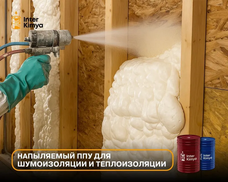 Напыление пенополиуретан для шумоизоляции и теплоизоляции — фото 2