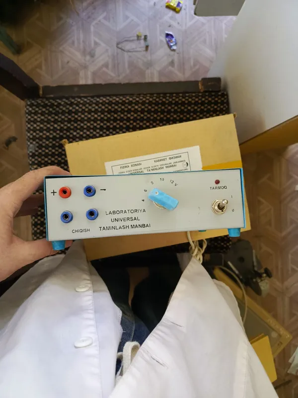 Лабораторный источник питания (трансформатор) 3А, учебный 1