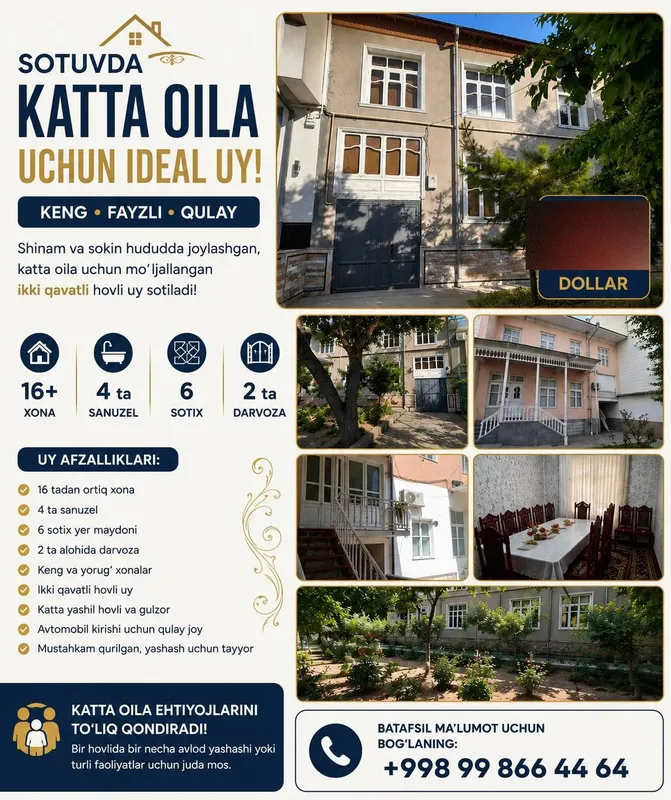 Fayzli va barakali honadon sotiladi 6sotik.Manzil algoritm sayqal kafe 1 Fayzli va barakali honadon sotiladi 6sotik.Manzil algoritm sayqal kafe 1