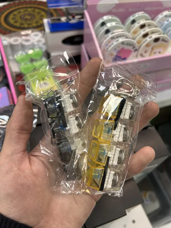 Антистресс-кликер с LED подсветкой, брелок антистресс, брелок — фото 5