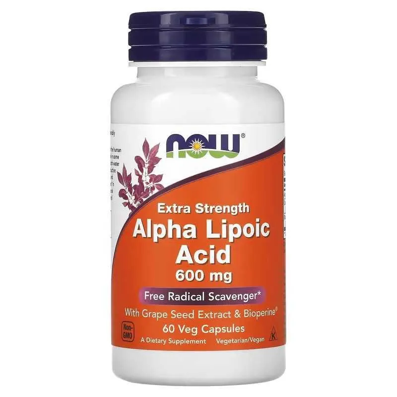NOW Foods NOW Alpha Lipoic Acid alfa-lipoik kislota alfa alfa 6 NOW Foods NOW Alpha Lipoic Acid alfa-lipoik kislota alfa alfa 6