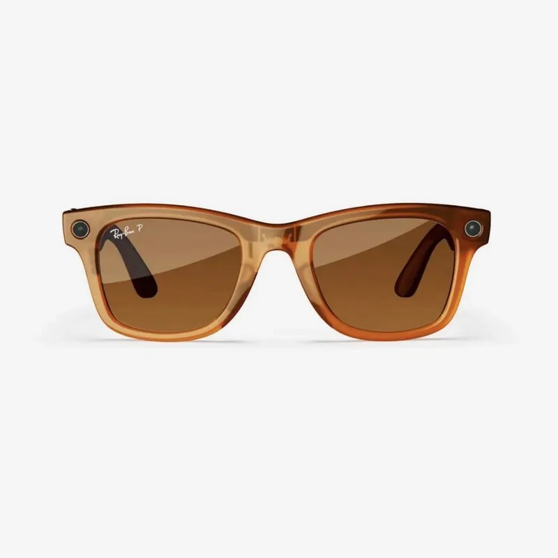 Ray Ban Meta Wayfarer Brown — фото 1