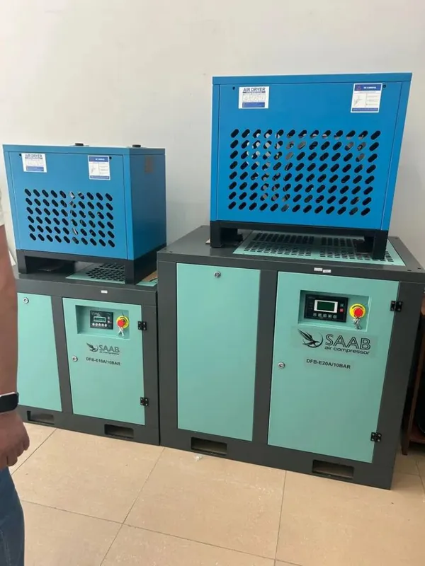 Винтовой компрессор SAAB BAOSI HANBEL blok ГАРАНТИЙНЫЙ air compressor — фото 4