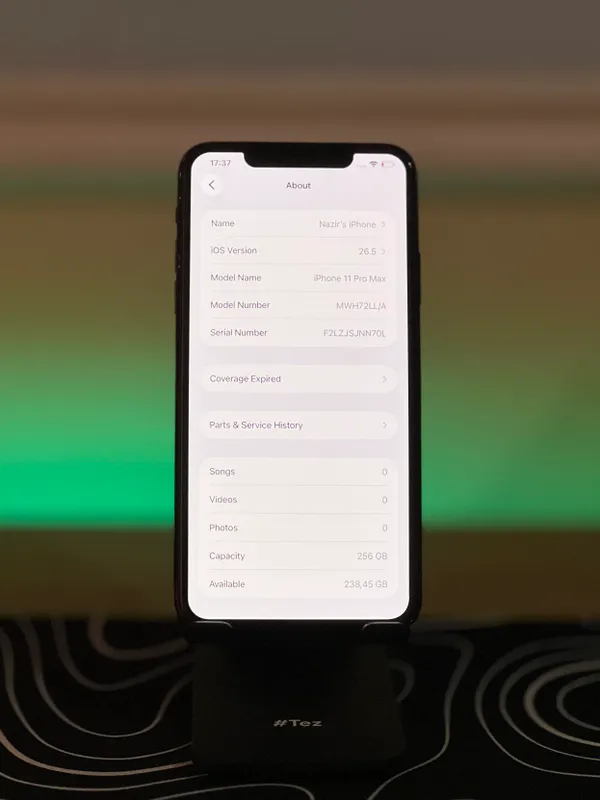 iPhone 11 pro max 256gb 4