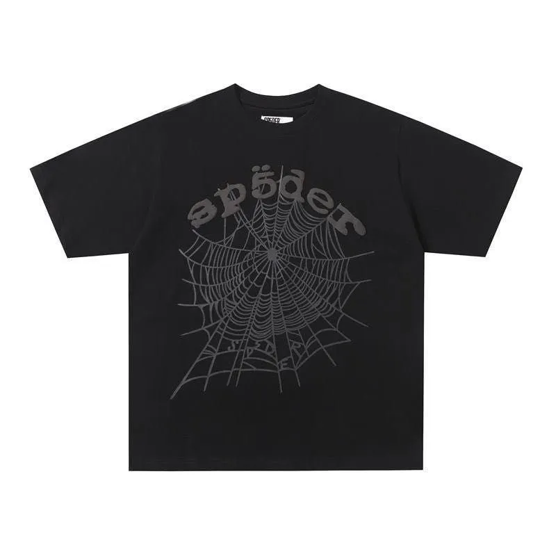 Sp5der Black T-Shirt Футболка (Люкс Качество)