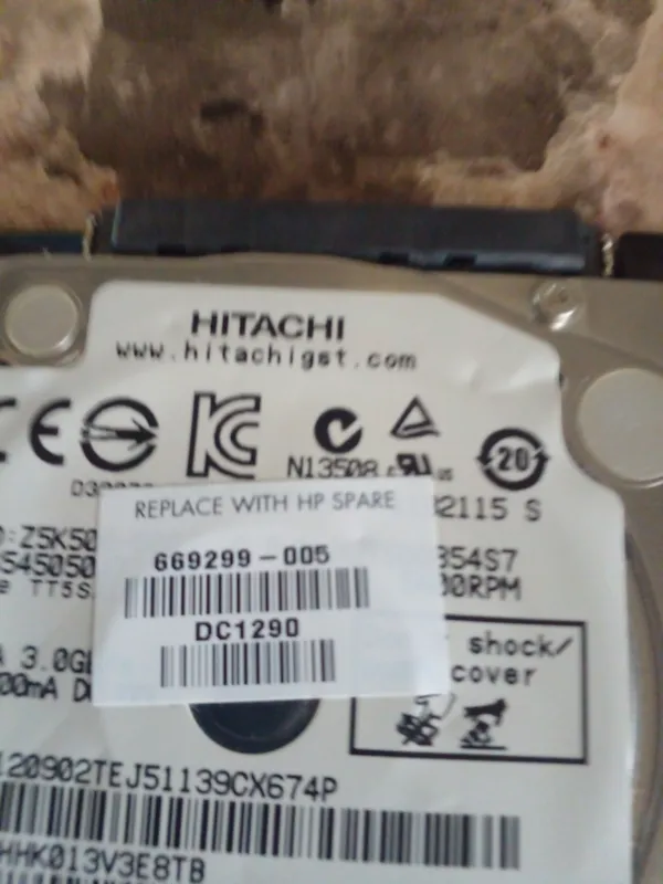 Джоский диск от ноут бука HP цэна дагаворная