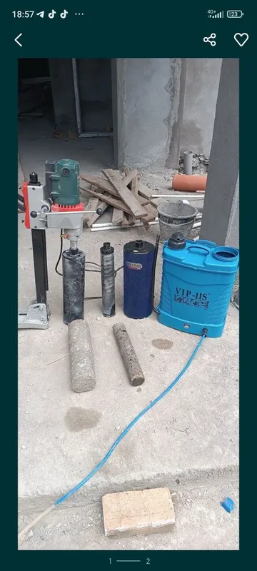 Продам бу станок алмазное сверления бетона с водой
