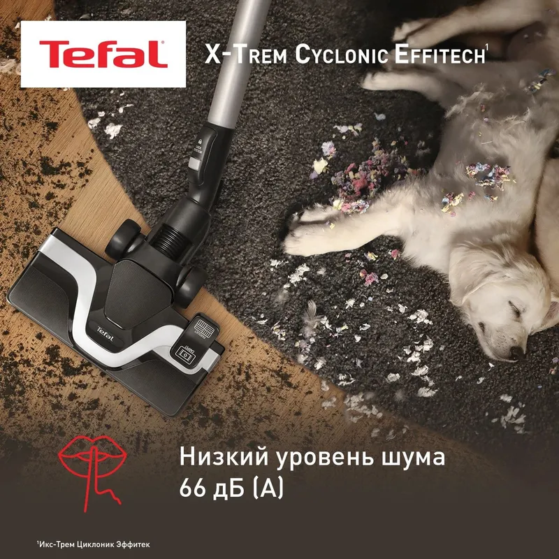 Пылесос с контейнером Tefal X-Trem Cyclonic Effitech® TW7C71EA — фото 3