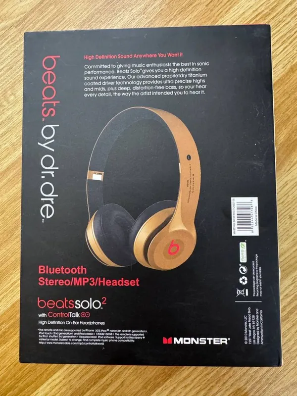 Bluetooth Наушники Beatssolo2 S460 5