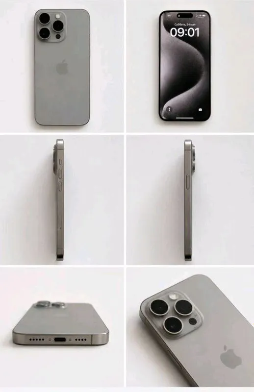 iPhone 15 pro max silver 256gb holati ideal