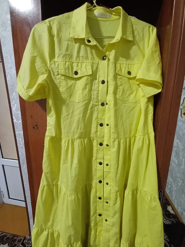 limoniviy sariq ko'ylak xolati zor razmeri (M)