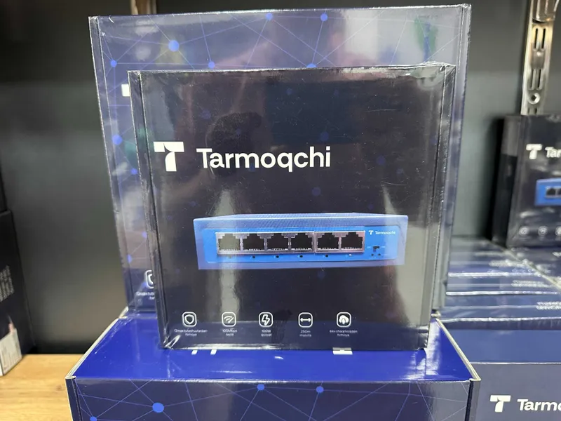 Коммутатор Tarmoqchi PoE SWITCH подключение камер kamera video свитч — фото 3