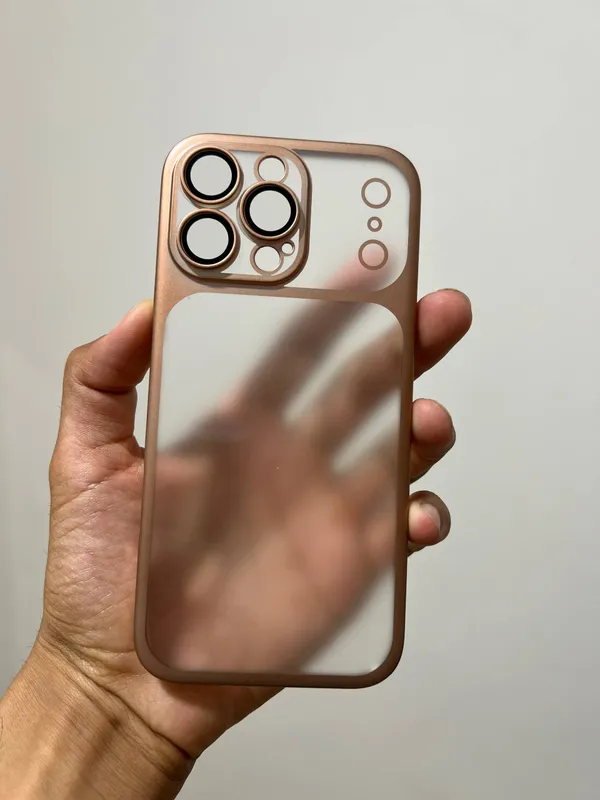 Тонкий чехол с металлической рамкой для iPhone 15 Pro/16 Pro Тонкий чехол с металлической рамкой для iPhone 15 Pro/16 Pro