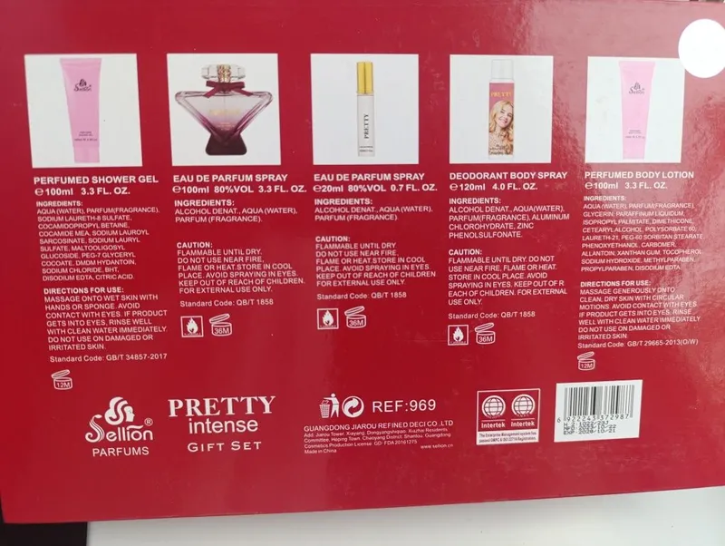 Парфюмерный подарочный набор для девушек Sellion Pretty Intense 5 в 1 3 Парфюмерный подарочный набор для девушек Sellion Pretty Intense 5 в 1 3