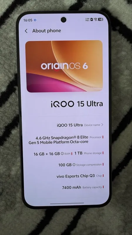 Iqoo 15 ultra в наличии — фото 2