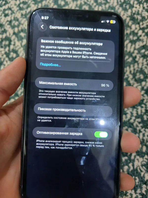 iphone 11 xotira 128.8 tru bor feys ishledi — фото 3