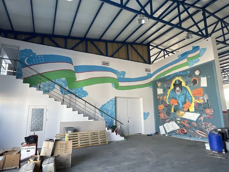 Navoiy shahar devor rasim chizish — фото 1