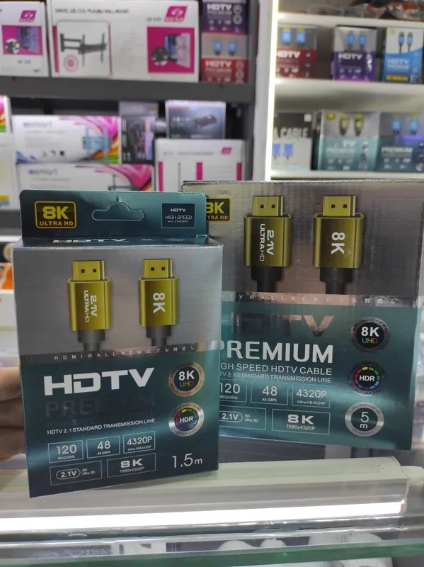 Доставка! Hdmi кабель 1,5 m/ 3 m / 5 m/10 m/ 8 k/ 4 k ARC / Premium — фото 1