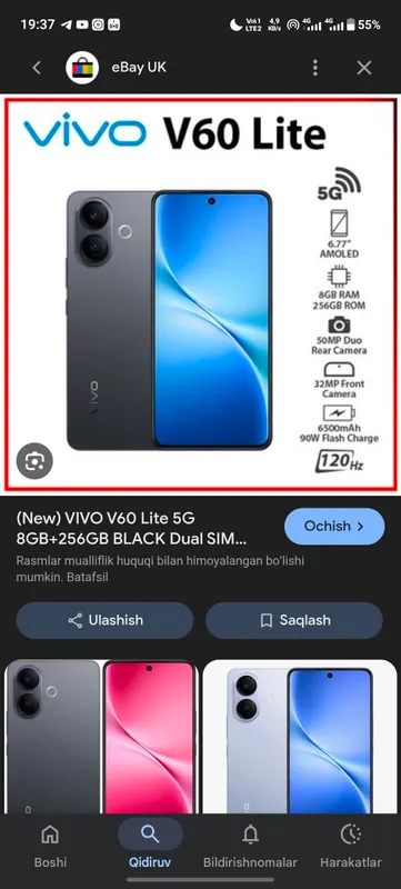 vivo 60lite