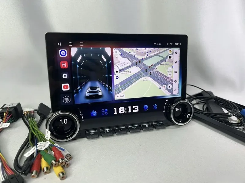 Монитор для любого авто 11.8 дюйм 4/64г андроид 15 CarPlay WiFi 4G Sim