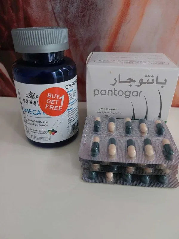 Pantogar и Omega 3 / Егитет. от выпадения волос. 1 Pantogar и Omega 3 / Егитет. от выпадения волос. 1