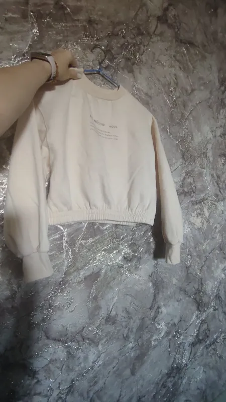 Укороченная толстовка Зара zara