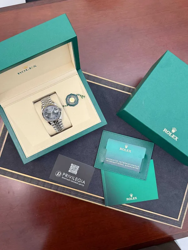 NEW Rolex Datejust 36mm Steel and White Gold wim — фото 4