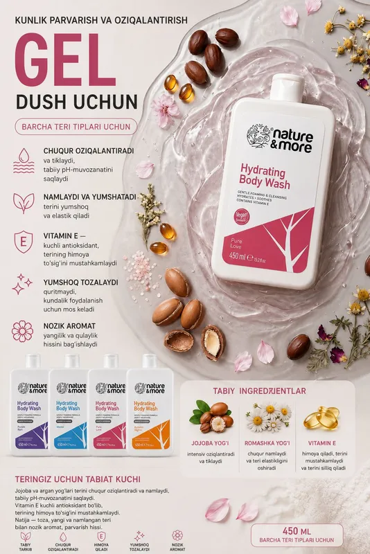 Tabibiy gel dush uchun