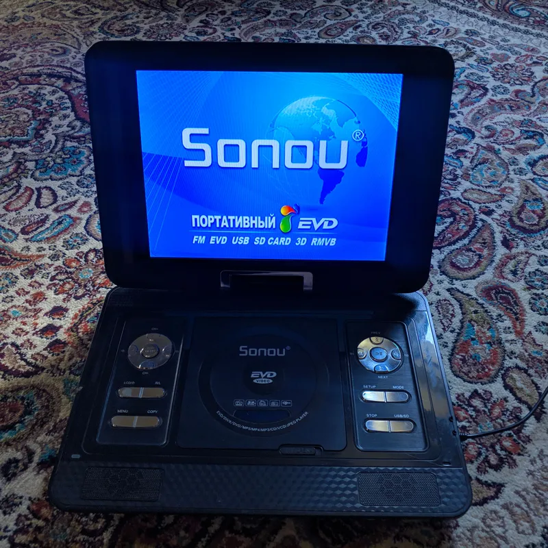 Телевизор DVD USB AV портативный медиа приготовите 1 Телевизор DVD USB AV портативный медиа приготовите 1