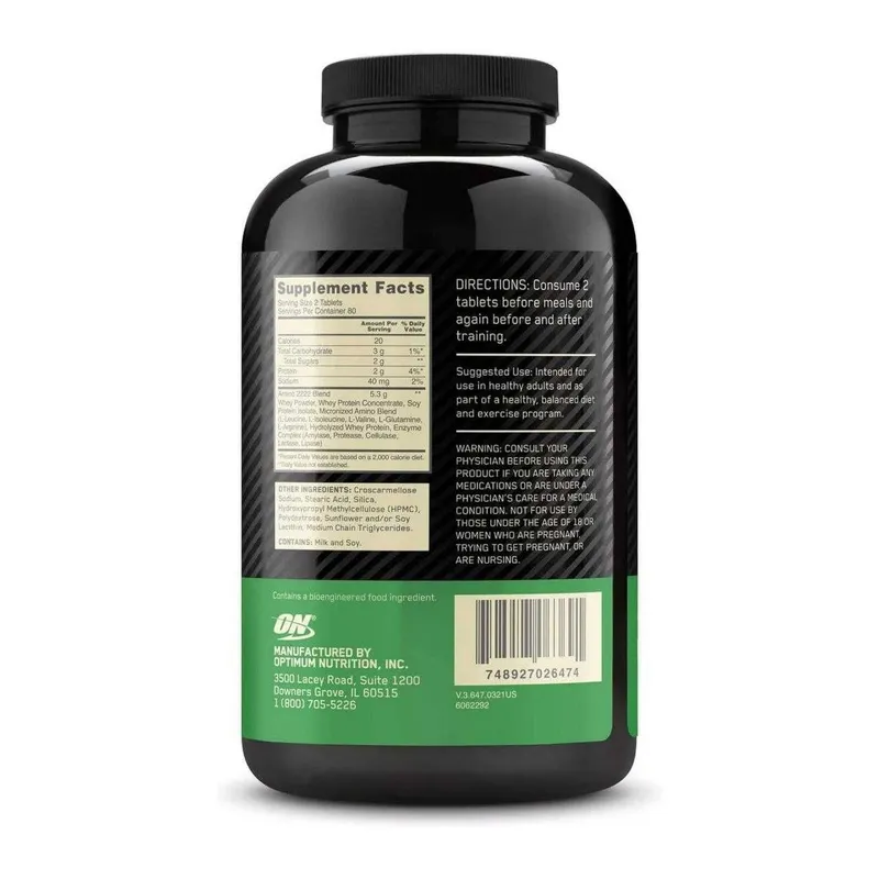 optimum nutrition amino 160 tablet (AKSIYADA) — фото 1