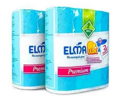 Elma Lux qog‘oz sochiqlari, 3 qavatli, 2 dona — фото 1