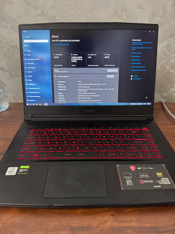 Igravoy notebook MSI GF63 512gb 1 Igravoy notebook MSI GF63 512gb 1
