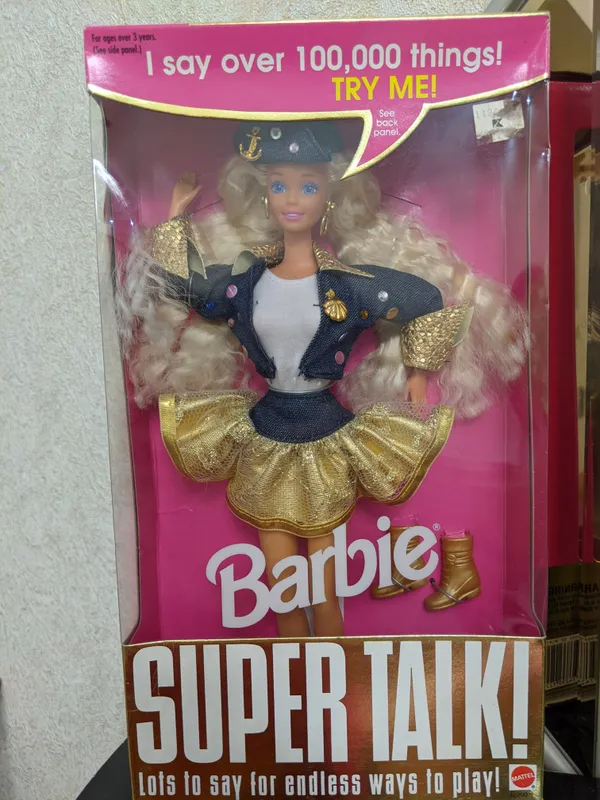 Barbi qo‘g‘irchog‘i Super Talk 1995 vintaj 2