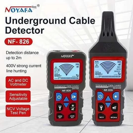 Трассоискатель кабеля NF-826 / Поиск скрытой проводки / Wire Locator — фото 1
