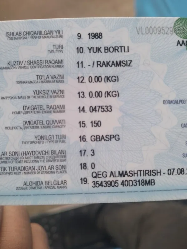 Zil sotiladi noldan terilgan 5