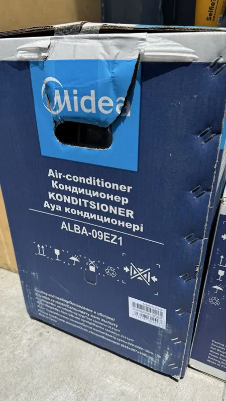 Кондиционер Midea, Мощный, Инвертор самый топовый, доставка по городу — фото 1