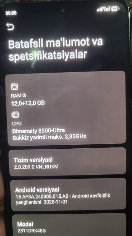 POCO X6 PRO 5G 8 POCO X6 PRO 5G 8