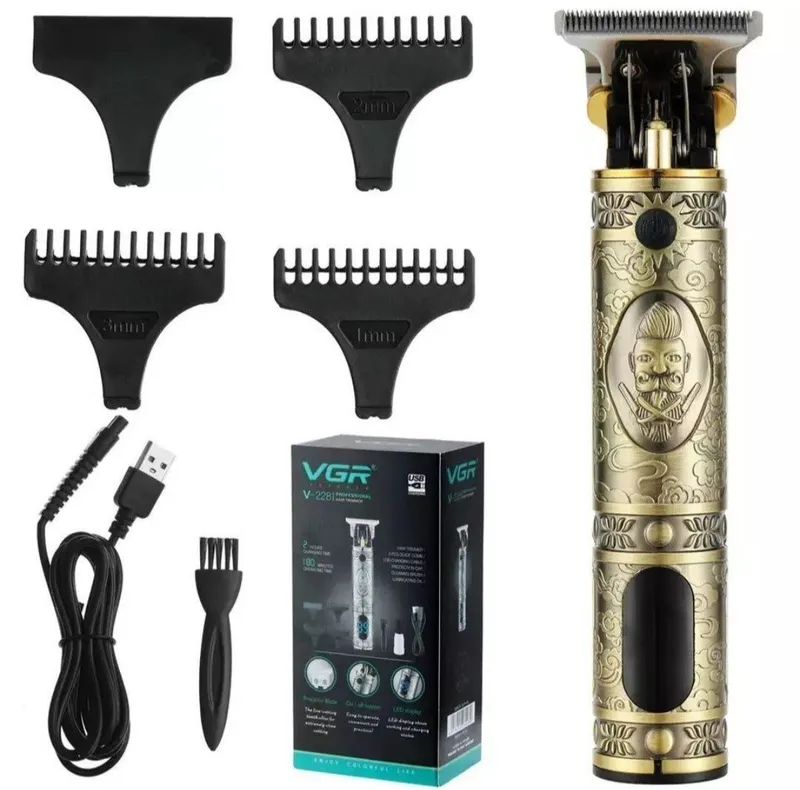 VGR V - 228 Trimmer. Soqol olish kaltalash va tekkislash uchun trimmer — фото 1
