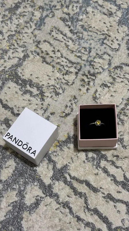 Кольцо PANDORA «Медовый круг бесконечности» — фото 1