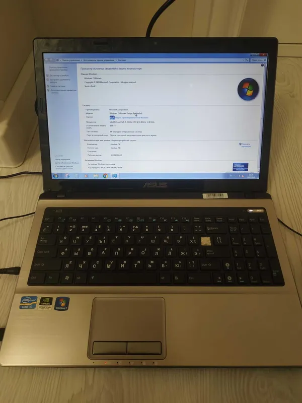 Ноутбук ASUS i5-2410M / 4GB / HDD 500GB