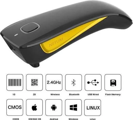 2d skaner bluetooth qr kod shtrix kod onlayn kassa aparat — фото 1