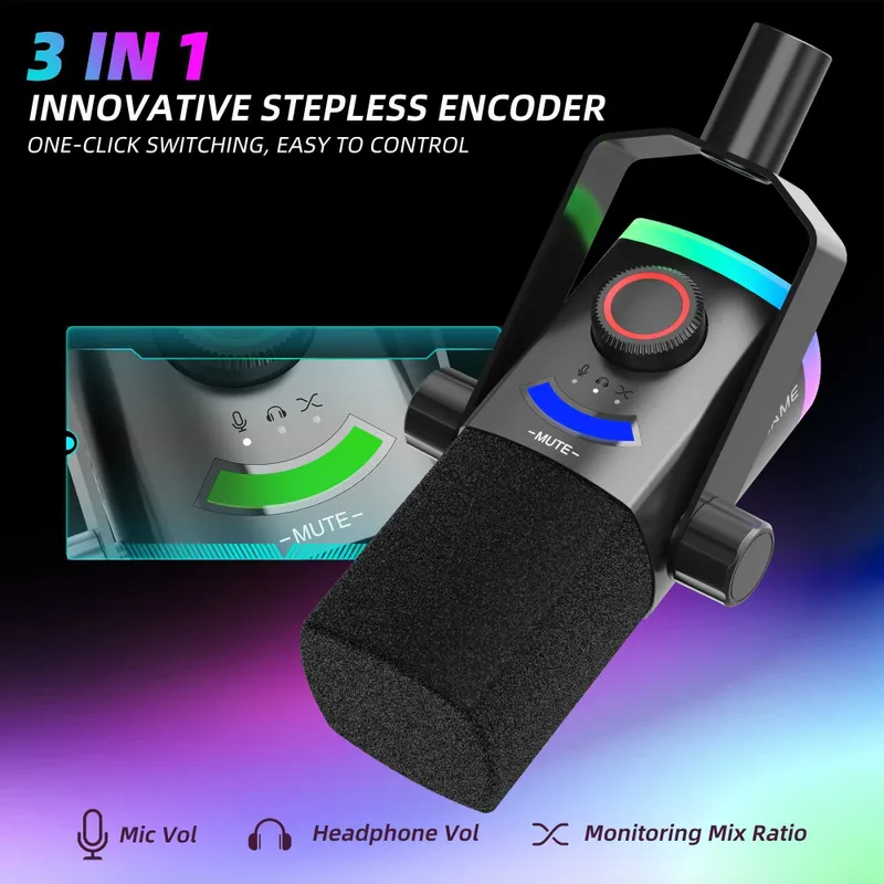 Fifine AM8 PROT XLR/USB новинка от Fifine все лучшее для Вас — фото 3