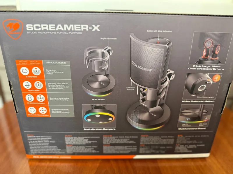 Микрофон Cougar Screamer-X — фото 6