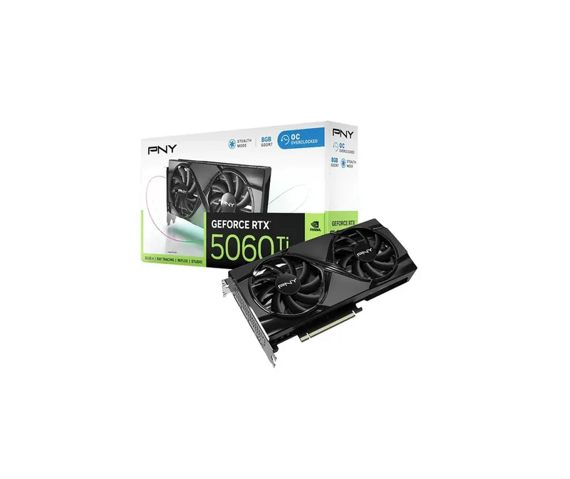 ' Видеокарта PNY RTX 5060 Ti Dual Fan 8GB 1