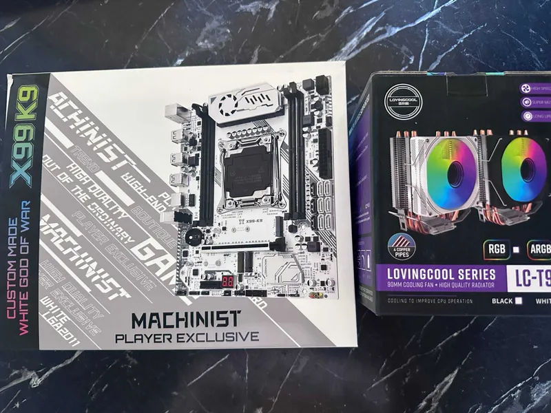 Топовые белые комплекты MACHINIST X99 K9-D3/ Плата,проц,озу,куллер — фото 4